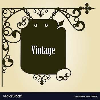 Wrought iron sign vector image