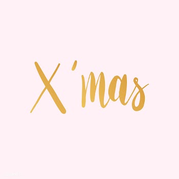 X'mas handwritten typography style vector | Free stock vector - 517937