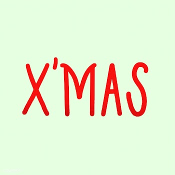 X'mas typography vector in red | Free stock vector - 472476