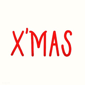 X'mas typography vector in red | Free stock vector - 472512