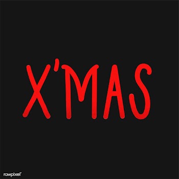 X'mas typography vector in red | Free stock vector - 472542