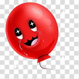 X Icons Set , Balloon, red balloon transparent background PNG clipart