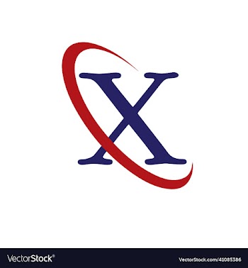 x letter logo template