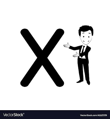 x letter logo template
