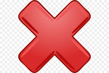 X mark Clip art - Red Cross Mark PNG Transparent Images 