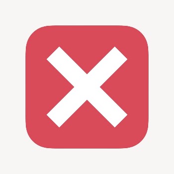 X mark icon, flat graphic | Free Icons - rawpixel