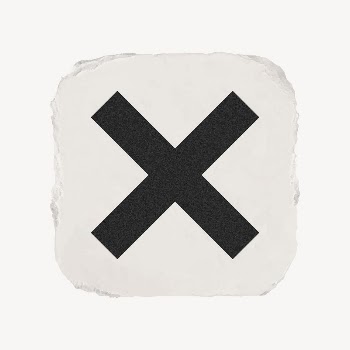 X mark icon, ripped paper | Free Icons - rawpixel