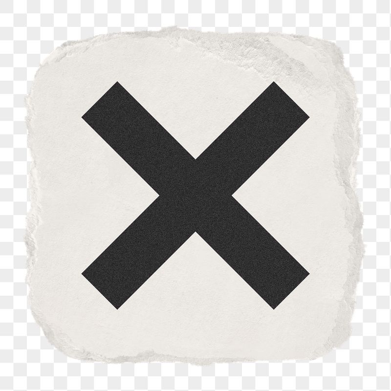 X mark png icon sticker, | Free Icons - rawpixel