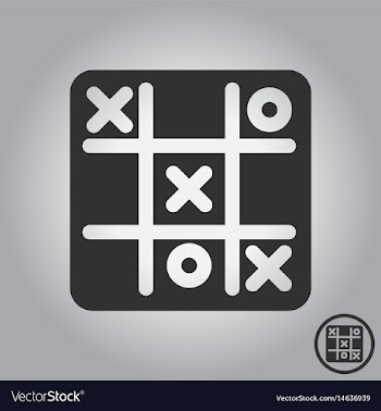 X o game vector image