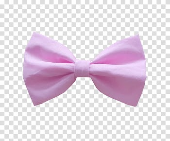 X, pink ribbon bow art transparent background PNG clipart