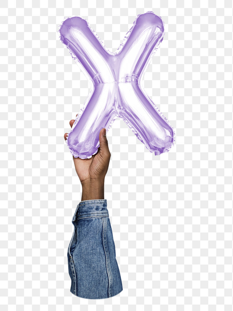 X png English alphabet, balloon | Free PNG - rawpixel