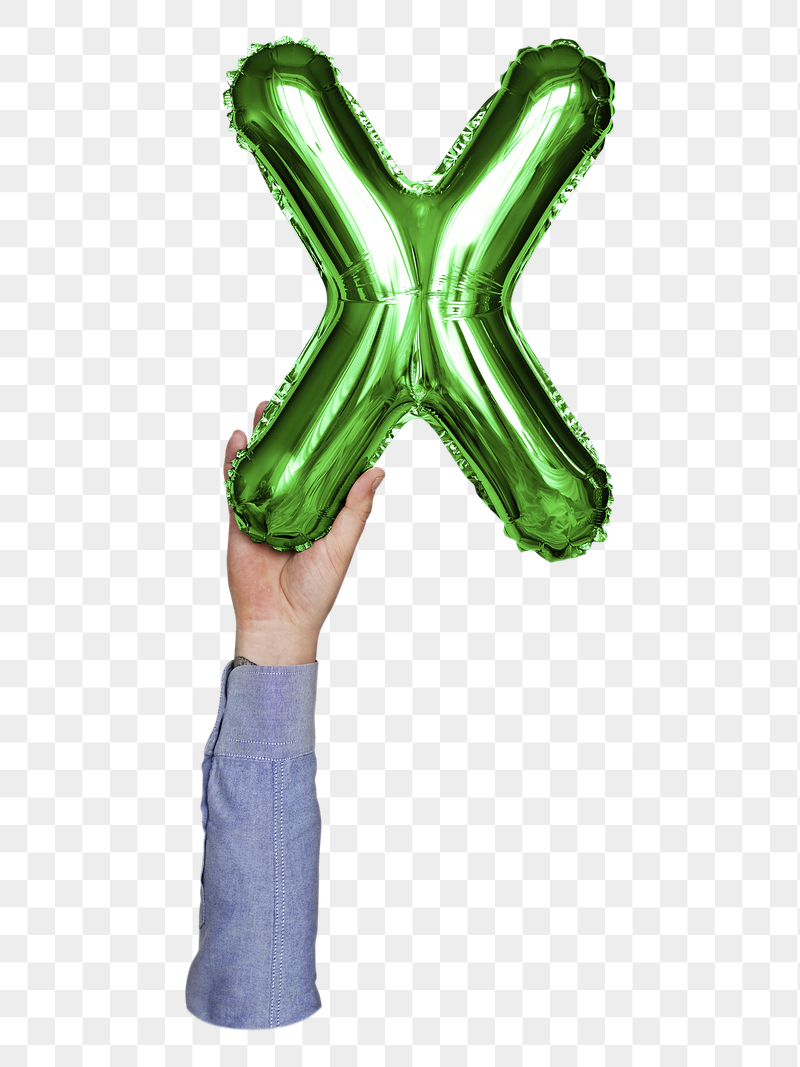 X png English alphabet, balloon | Free PNG - rawpixel