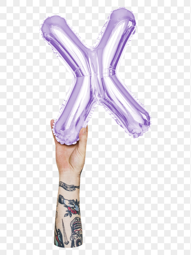 X png English alphabet, balloon | Free PNG - rawpixel