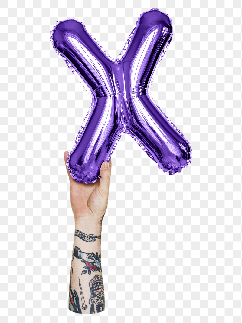 X png English alphabet, balloon | Free PNG - rawpixel