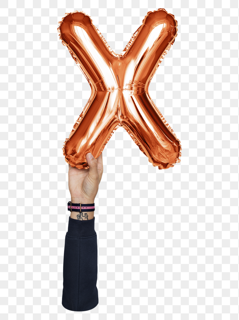X png English alphabet, balloon | Free PNG - rawpixel