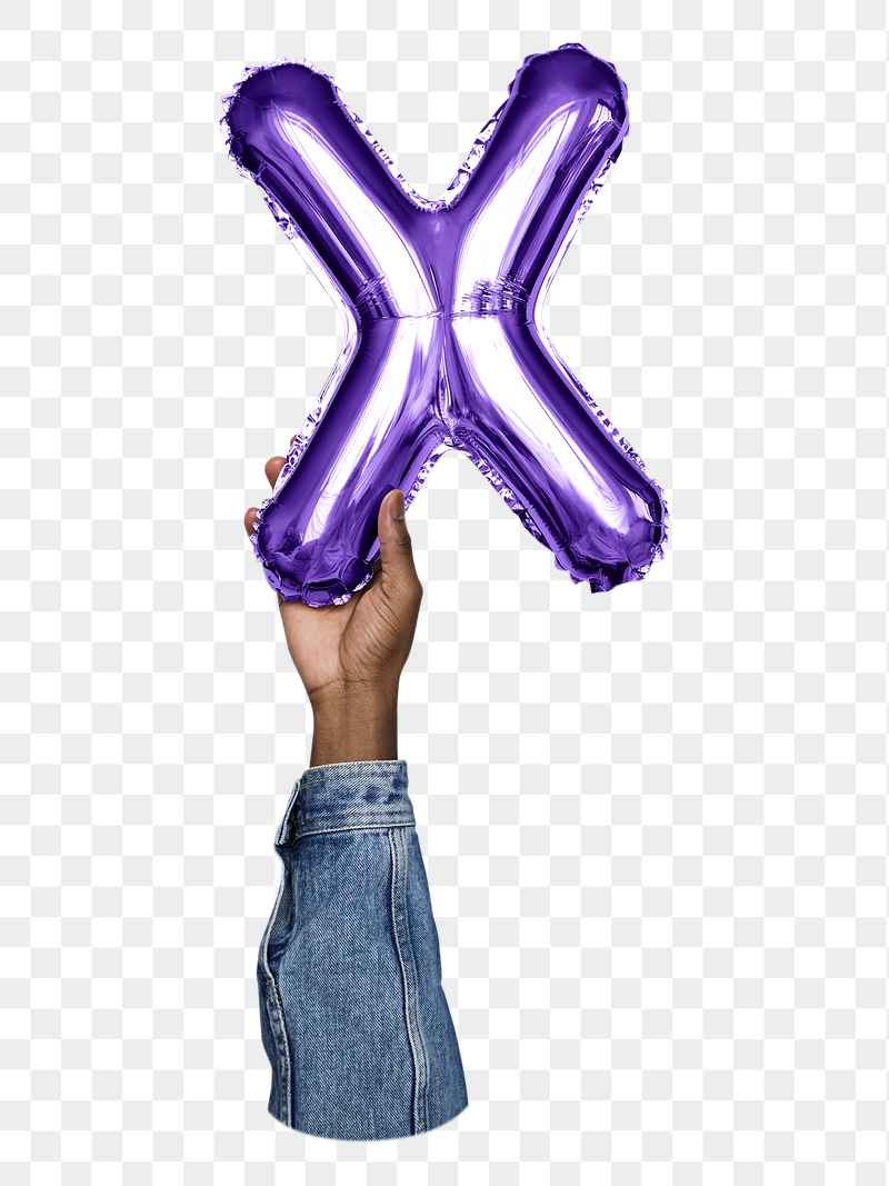 X png English alphabet, balloon | Free PNG - rawpixel