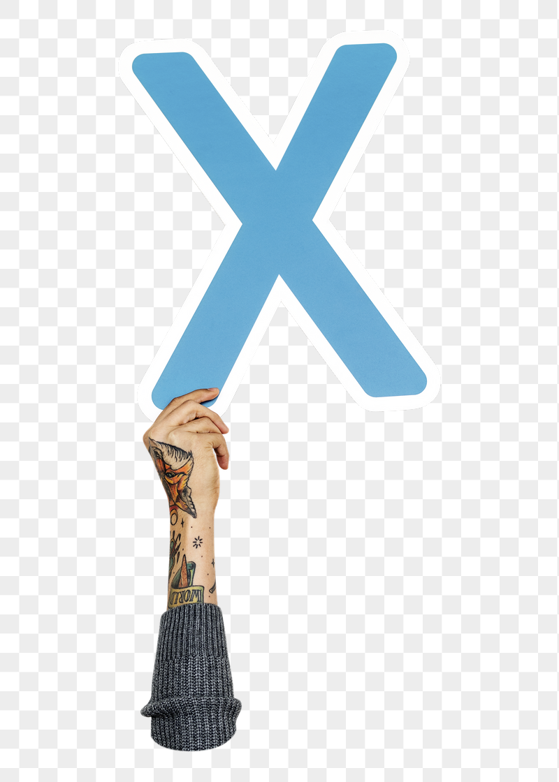 X png English alphabet, hand | Free PNG - rawpixel