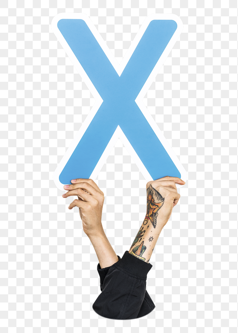 X png English alphabet, hand | Free PNG - rawpixel