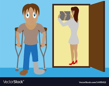 X-rays of leg fracture patients concept doctor is vector image