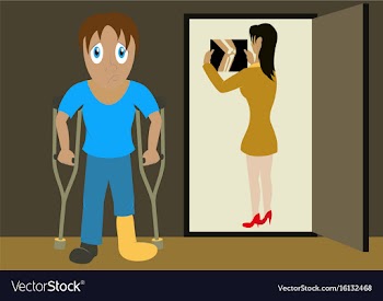 X-rays of leg fracture patients concept doctor is vector image