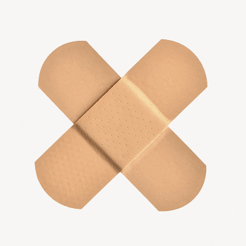 X shape bandage, isolated medical | Free PSD - rawpixel