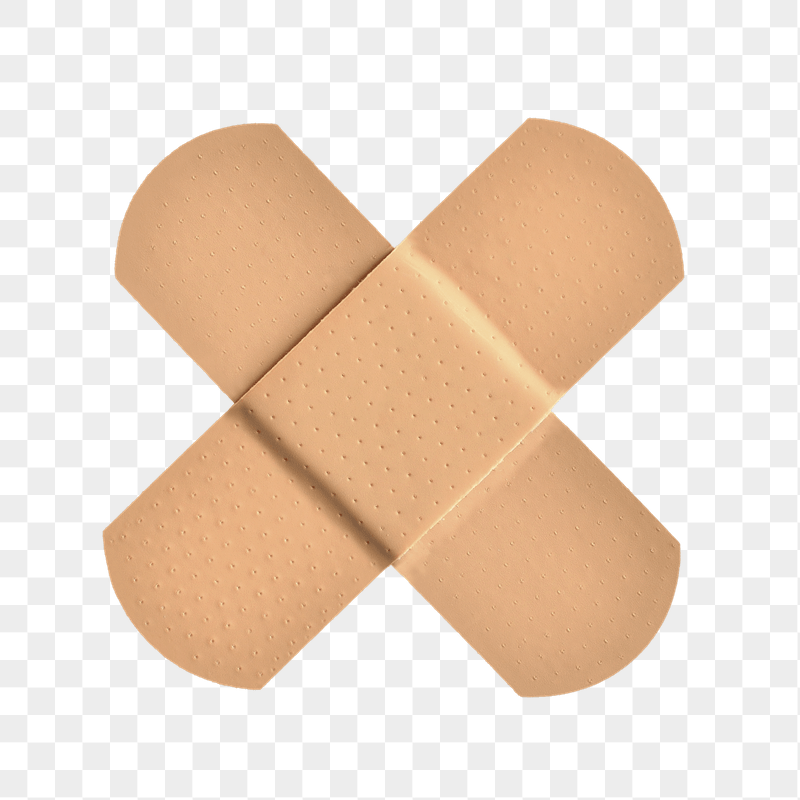 X shape bandage png sticker, | Free PNG - rawpixel