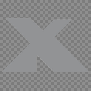 X-Shape Transparent Image