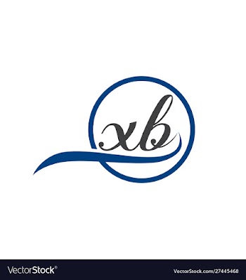 Xb logo vector image
