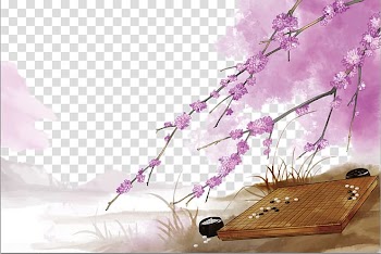 Xiangqi Illustration, Purple watercolor transparent background PNG clipart