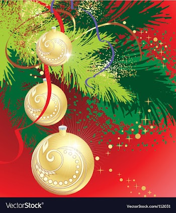 Xmas background vector image