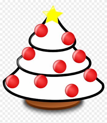 Xmas Christmas Tree 74 Black White Line Art Coloring - Christmas Tree