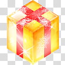 Xmas , gift_box_, gold and red gift box icon transparent background PNG clipart
