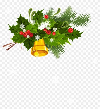 Xmas Stuff For Christmas Bells Clip Art Library - Mistletoe Border Png