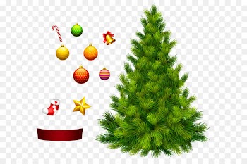Xmas Tree for Decoration PNG Clipart 