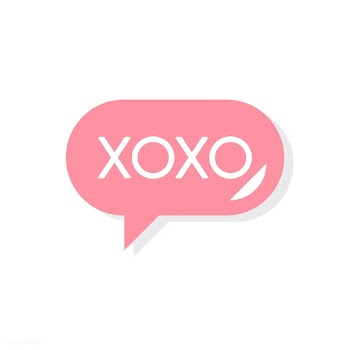 XOXO message Valentines day icon | Free stock vector - 425022