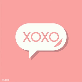 XOXO message Valentines day icon | Free stock vector - 425045