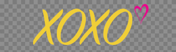 XOXO Transparent Images