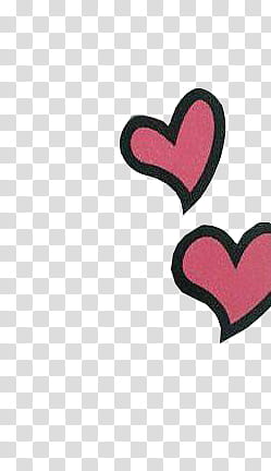 Xoxo , two red heart illustrations transparent background PNG clipart