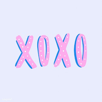 Xoxo typography vector in pink | Free stock vector - 472304