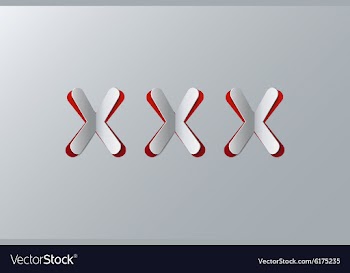XXX - Design element vector image