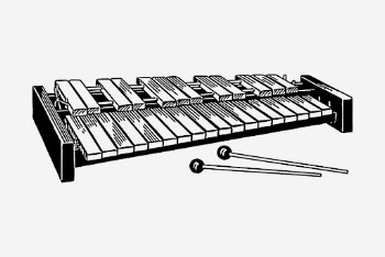 Xylophone drawing, vintage musical instrument | Free Photo - rawpixel