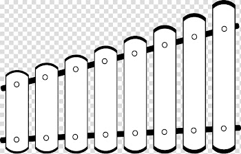 Xylophone Marimba Musical instrument , Black xylophone transparent background PNG clipart