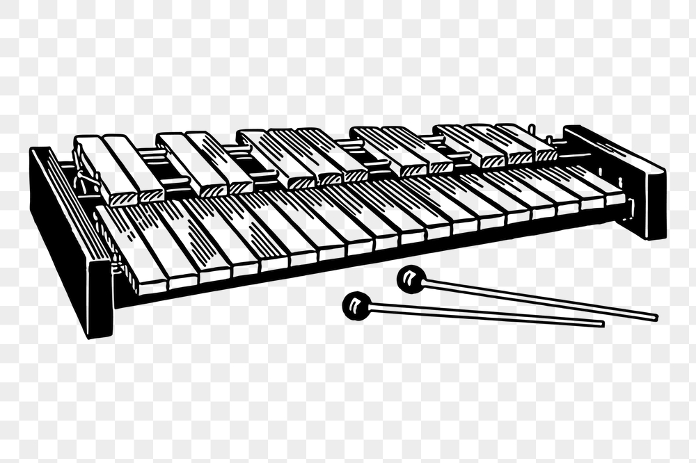 Xylophone png sticker, musical instrument | Free PNG - rawpixel