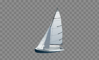 Yacht Sailing PNG Image