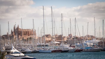 Yachts Docked at Pier