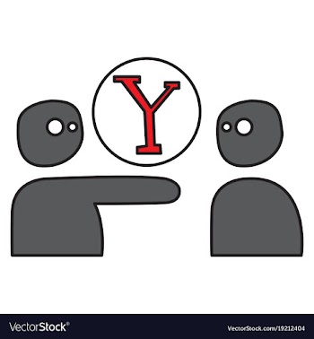 Yahoo icon social company logo search engine vector image