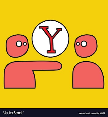 Yahoo icon social company logo search engine vector image