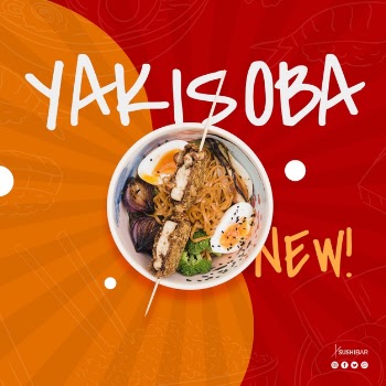 Yakisoba new recipe  for asian japanese restaurant Free Psd