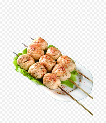Yakitori Churrasco Barbecue Fish ball Kebab - Barbecue grill pill 