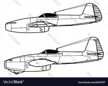 Yakovlev yak-15 feather vector image